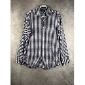 J.Crew Button Down Shirt Mens M Purple Thompson Shirtings Gingham Wrinkle Free